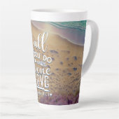 Tasse Latte Corinthiens 16-14 Amour (Angle droit)