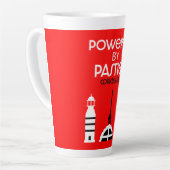 Tasse Latte Cornwall Cornish Pasnish Anglais (Angle gauche)