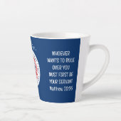 Tasse Latte Coronation Blue KING CHARLES III (Droite)