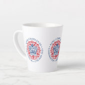 Tasse Latte Coronation du roi Charles III (Angle gauche)