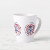 Tasse Latte Coronation du roi Charles III (Angle droit)