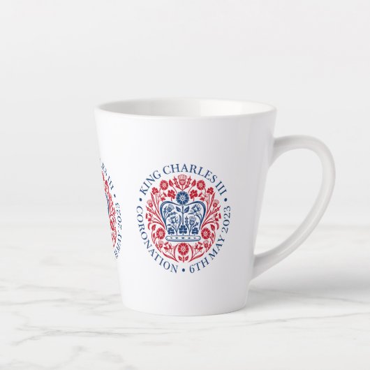 Tasse Latte Coronation du roi Charles III (Droite)