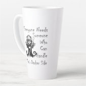 Tasse Latte Côté foncé (Angle gauche)