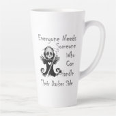 Tasse Latte Côté foncé (Droite)