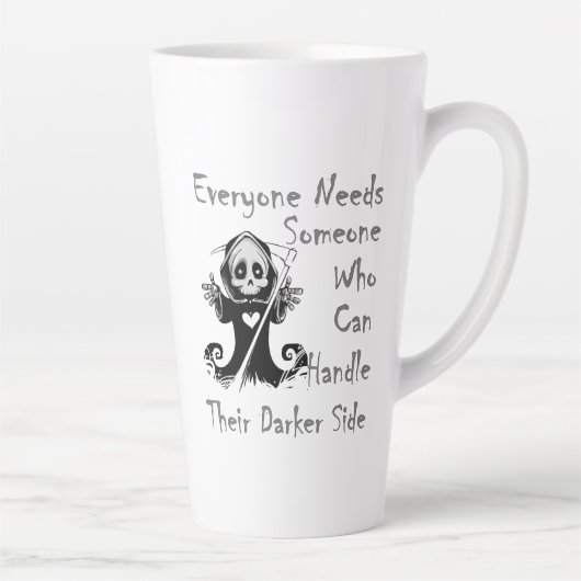 Tasse Latte Côté foncé (Droite)