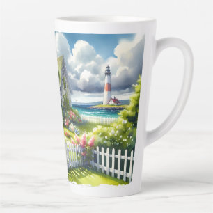 Tasse Latte Cottage avec vue sur le phare