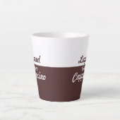 Tasse Latte Couché comme un cappuccino (Devant)