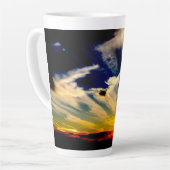 Tasse Latte Coucher de soleil (Angle gauche)
