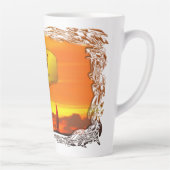 Tasse Latte Coucher de soleil 1300 (Droite)