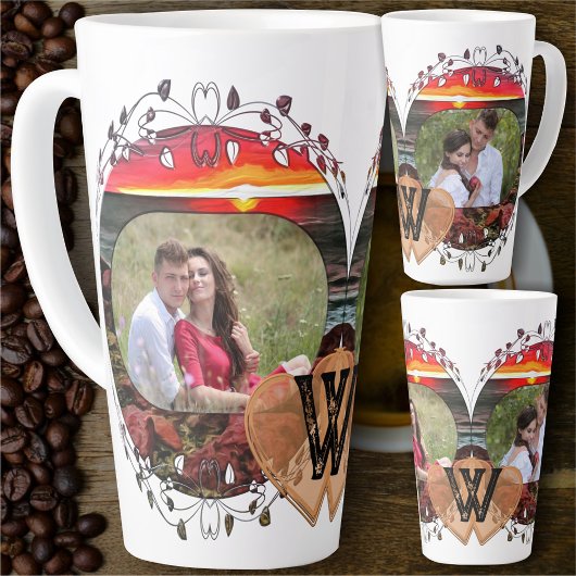 Tasse Latte Coucher de soleil de Banderas Love 914