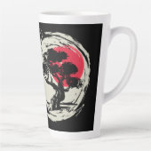 Tasse Latte Coucher de soleil japonais Bonsai Art (Droite)