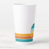 Tasse Latte Coucher de soleil rétro 72 (Devant)