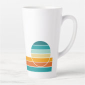 Tasse Latte Coucher de soleil rétro 78 (Droite)