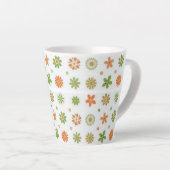 Tasse Latte Coucher de soleil sur la cannelle (Angle droit)