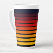 Tasse Latte Coucher du soleil (Angle gauche)