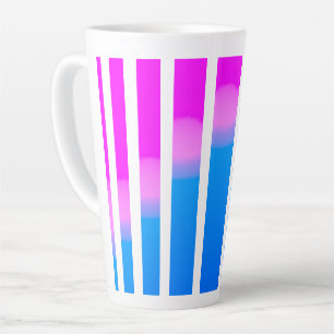 Tasse Latte Couleur de fond dégradé
