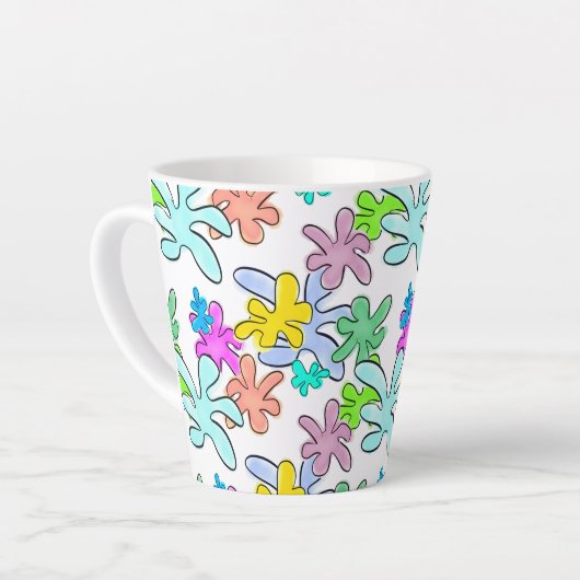 Tasse Latte Couleur éclatée (Angle gauche)