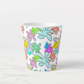Tasse Latte Couleur éclatée (Devant)
