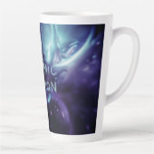 Tasse Latte Couleur violette de l'illusion céleste (Droite)