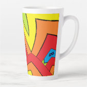 Tasse Latte Couleurs arc-en-ciel (Droite)