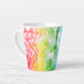 Tasse Latte Couleurs De L'Amour - (Angle gauche)