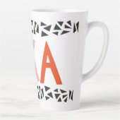 Tasse Latte Couleurs Fika Noir (Droite)