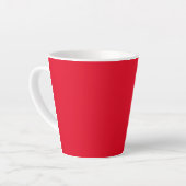 Tasse Latte Couleurs rouges (Angle gauche)