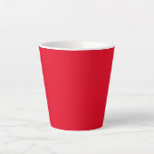 Tasse Latte Couleurs rouges (Devant)