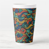 Tasse Latte Couleurs scintillantes - dynamisme pour votre mais (Devant)