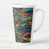 Tasse Latte Couleurs scintillantes - dynamisme pour votre mais (Droite)