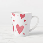 Tasse Latte coupe coeur (Droite)