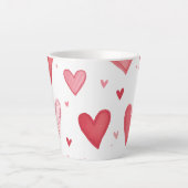 Tasse Latte coupe coeur (Devant)