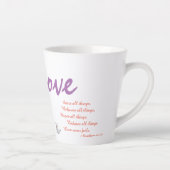 Tasse Latte Coupe d'amour (Droite)