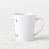 Tasse Latte Coupe de latte de la servante de Bridesmaid (Droite)