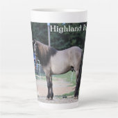 Tasse Latte Coupe de latte de poney Highland (Devant)