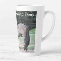 Coupe de latte de poney Highland