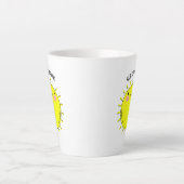 Tasse Latte Coupe De Latte De Soleil (Devant)