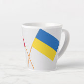 Tasse Latte Coupe de Pologne-Ukraine (Angle droit)