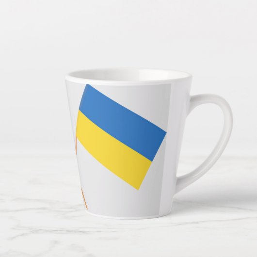 Tasse Latte Coupe de Pologne-Ukraine (Droite)