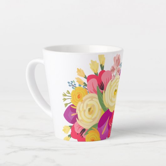 Tasse Latte Coupe du bouquet Latte (Angle gauche)