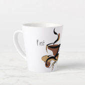 Tasse Latte Coupe du café (Angle gauche)