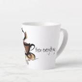 Tasse Latte Coupe du café (Angle droit)