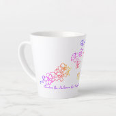 Tasse Latte Coupe du café "Force aux ennuis" (Angle gauche)