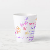 Tasse Latte Coupe du café "Force aux ennuis" (Devant)