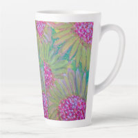 Coupe du monde de latte à grandes fleurs