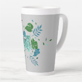 Tasse Latte Coupe Léopard de fraîcheur (Angle droit)