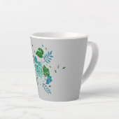 Tasse Latte Coupe Léopard de fraîcheur (Angle droit)