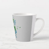 Tasse Latte Coupe Léopard de fraîcheur (Droite)