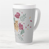 Tasse Latte Coupe Léopard de fraîcheur (Angle droit)