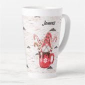 Tasse Latte Coupe pleine de Gnome au chocolat (Angle droit)